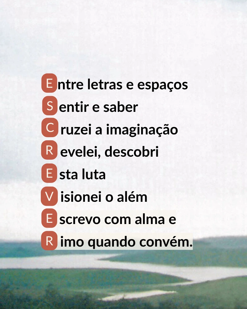poema de maria gaio: entre letras e espaços